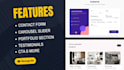 create a modern responsive bootstrap website with HTML CSS