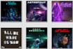 design stunning album cover art or music cover art
