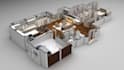 create 3d floor plan, exterior and interior, model sketchup