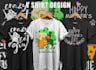do awesome t shirt design typography graphic t shirt designs