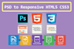 code psd to responsive html email template