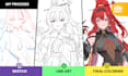 create manga webtoon comic in any genre romance action horror in expressive art