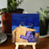 make faceless paintings and acrylic paintings