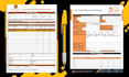design interactive fillable PDF form with calculations