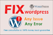fix, develop and customize wordpress website