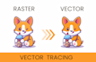 professional vector tracing logo redesign illustrator work
