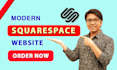 design or redesign a modern squarespace website