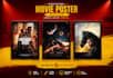 create a professional movie poster design