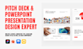 design powerpoint presentation and pitch deck