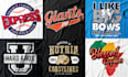 do custom tshirt design and typography t shirt