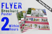 do professional flyer and brochure design with amazing graphics