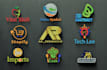 design professional 3d logo