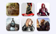 design a professional game logo, steam icon, or app icon