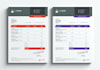 design professional invoice template