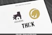 do a negative space logo design