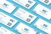 do unique minimalist, smart business card design for you