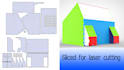 slice or split 3d model for manufacturing
