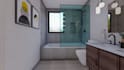 create 2d layout and 3d renders of your bathroom