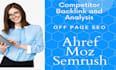 competitor backlink analysis and link building using ahrefs