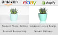 do product photo editing of amazon images, ebay products