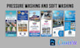 design lawn care,  roofing, solar, washing, and cleaning, door hanger