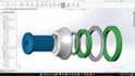 design bicycle 3d part in solidworks