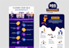 design infographics, flowcharts, timelines, and diagrams