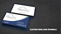 design business card with three concepts