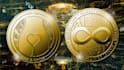 create a 3d coin, token, bitcoin, crypto logo