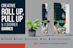 do elegant roll up banners and bill boards