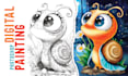 do digital coloring of illustrations and comics web toon