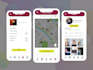 create mobile ui ux design for android app,  ios app