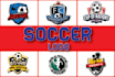 design unique soccer logo in 3hr