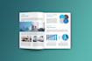 design exclusive flyer and elegant brochure