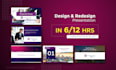 redesign powerpoint presentation into professional pitch deck or business slides