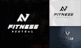 do modern fitness,gym, warrior, sports and monogram logo