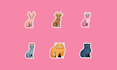 design fun and detailed illustrated icons and stickers