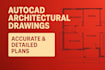 create professional architectural drawings and floor plans in autocad