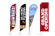 design professional tear drop flag, feather flag, in 3 hours