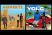 create a rap music cover art album cover cartoon