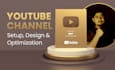 create, and setup a youtube channel with all the basic necessaries and SEO