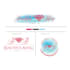 design eyelashes, nails and makeup watercolor signature logo