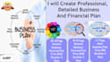 create professional, detailed business,financial plan