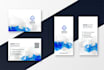 design modern event, invitation, and business cards