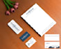 design luxury minimalist business card and professional stationery