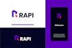 design modern tech and crypto logo with branding guidelines