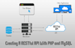 develop website with frontend and backend with rest api