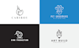 design clean modern business logo