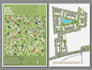 create architectural or real estate site plan master plan map illustration