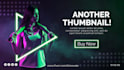 make amazing youtube thumbnails for you